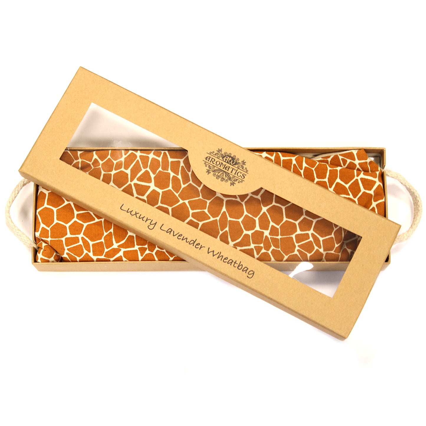 Luxury Lavender Wheat Bag in Gift Box - Madagascar Giraffe