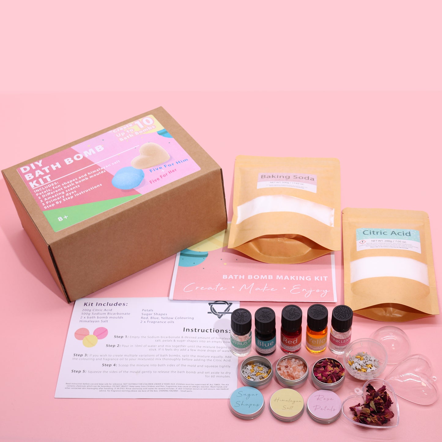 Bath Bomb Kit - Alloy & Satin