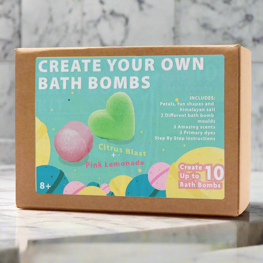 Bath Bomb Kit - Pink Lemonade & Citrus Blast