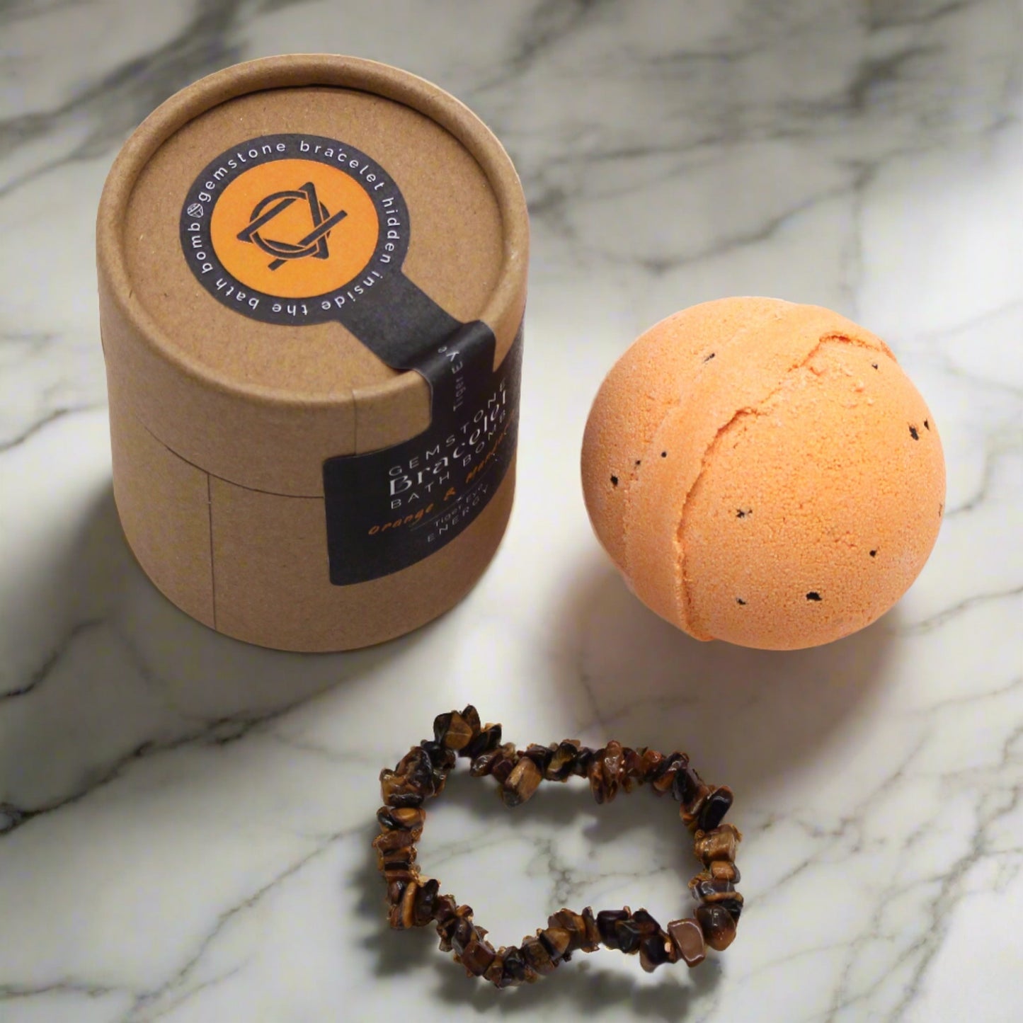 Bracelet Bath Bomb - Tiger Eye Gem