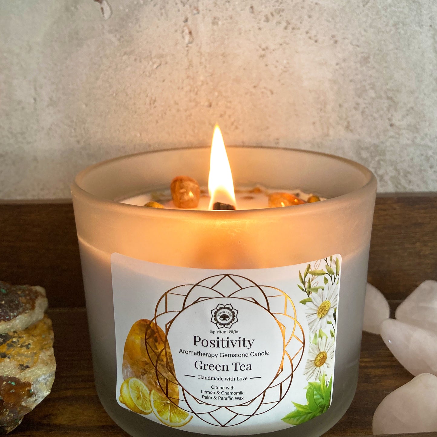 Gemstone Candle - Positivity