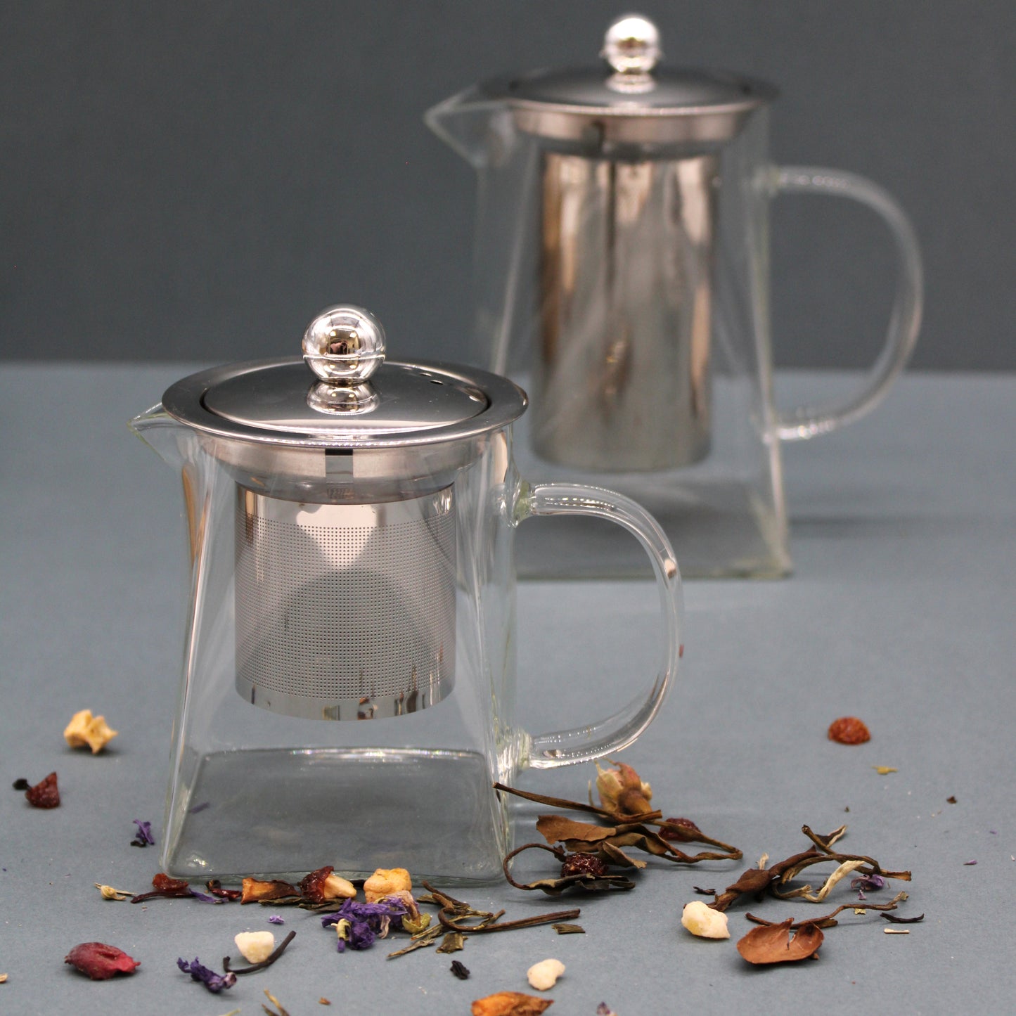 Glass Infuser Teapot - Tower Shape 750ml