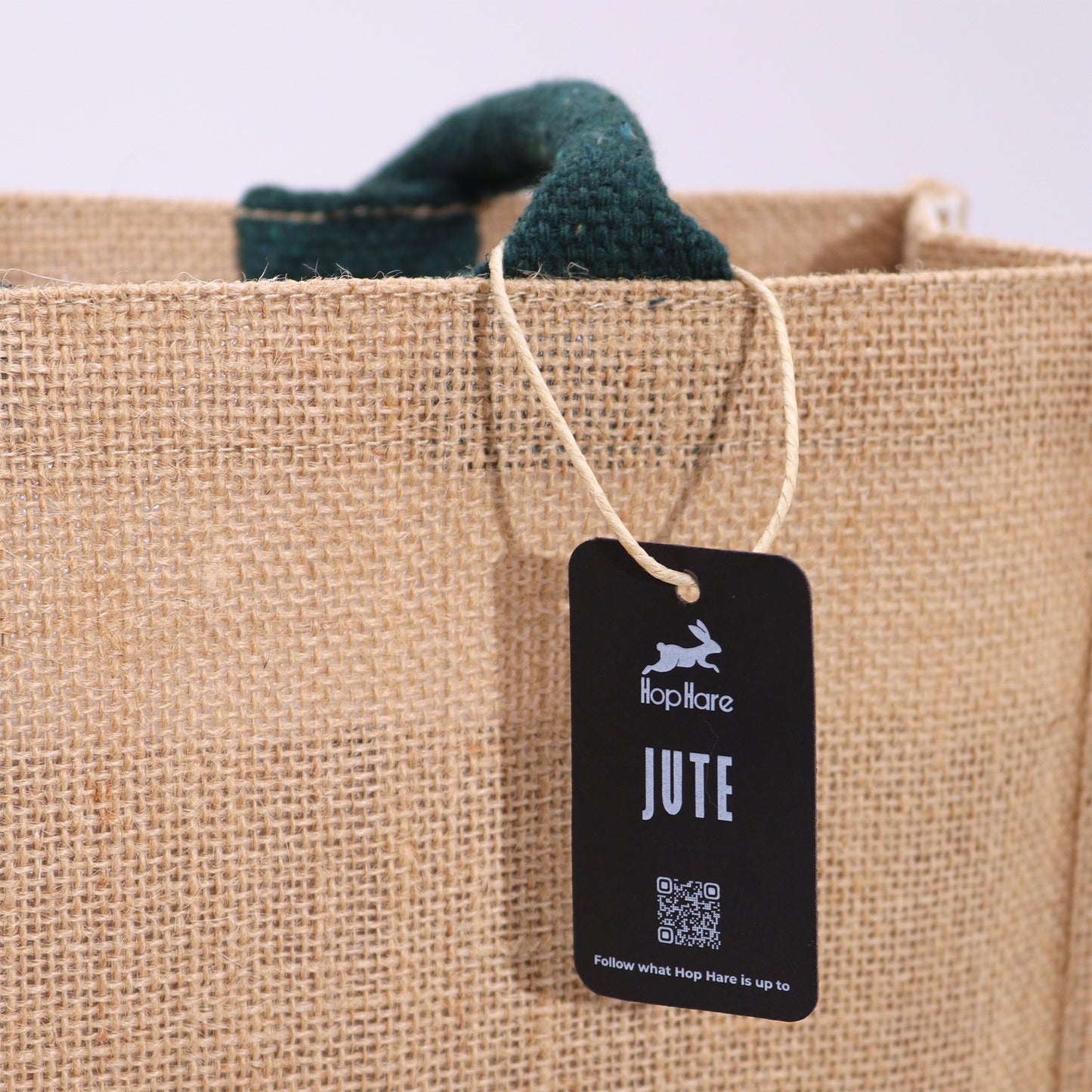 Hop Hare Jute Big Bag - I am Bright