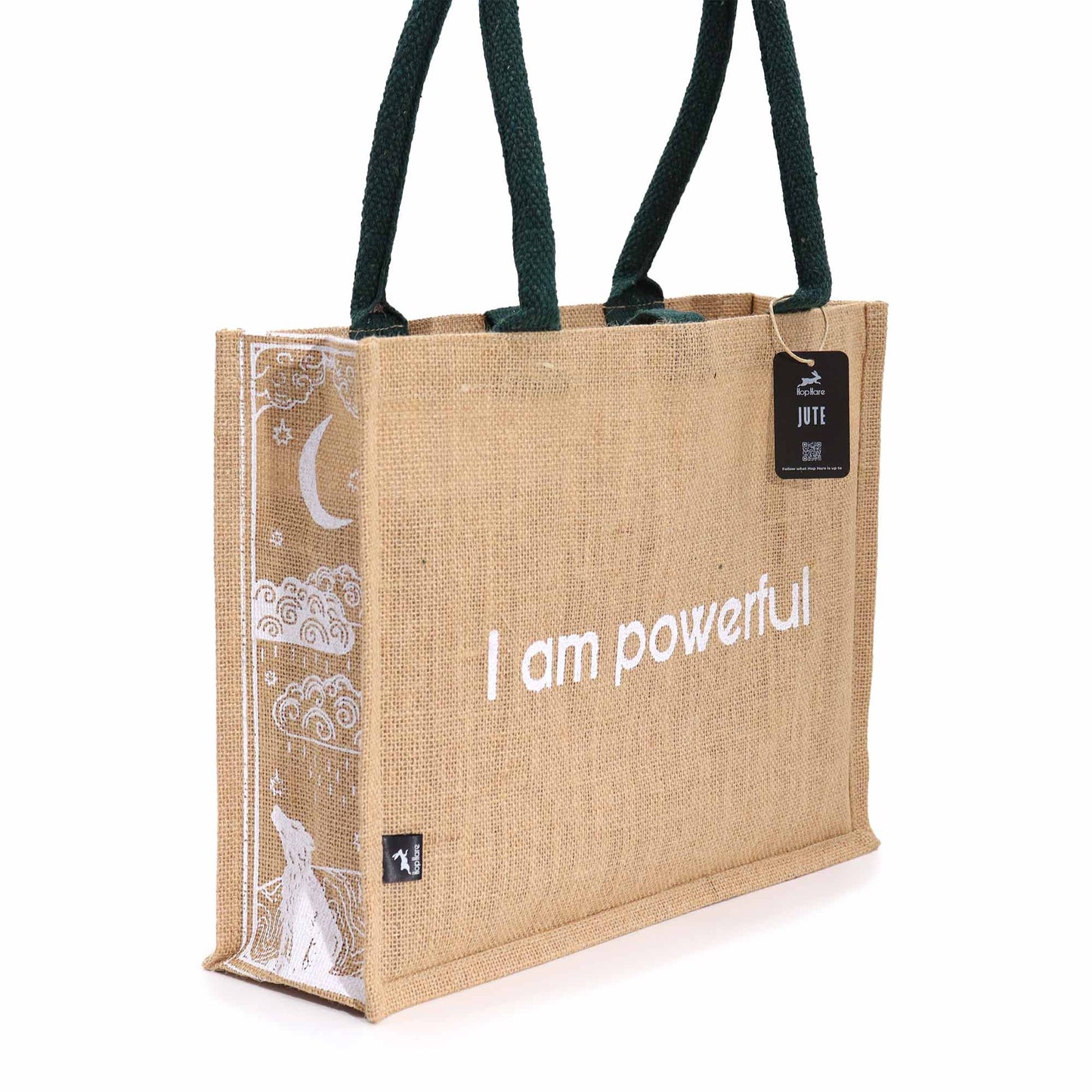 Hop Hare Jute Big Bag - I am Powerful