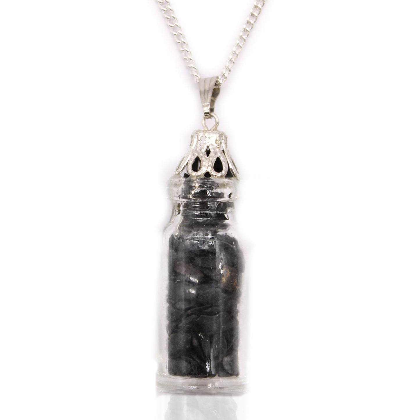 Gemstone Necklace - Bottled  (Black Onyx)