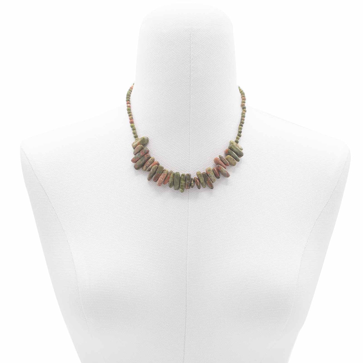 Longstone Gem Necklace - Unakite