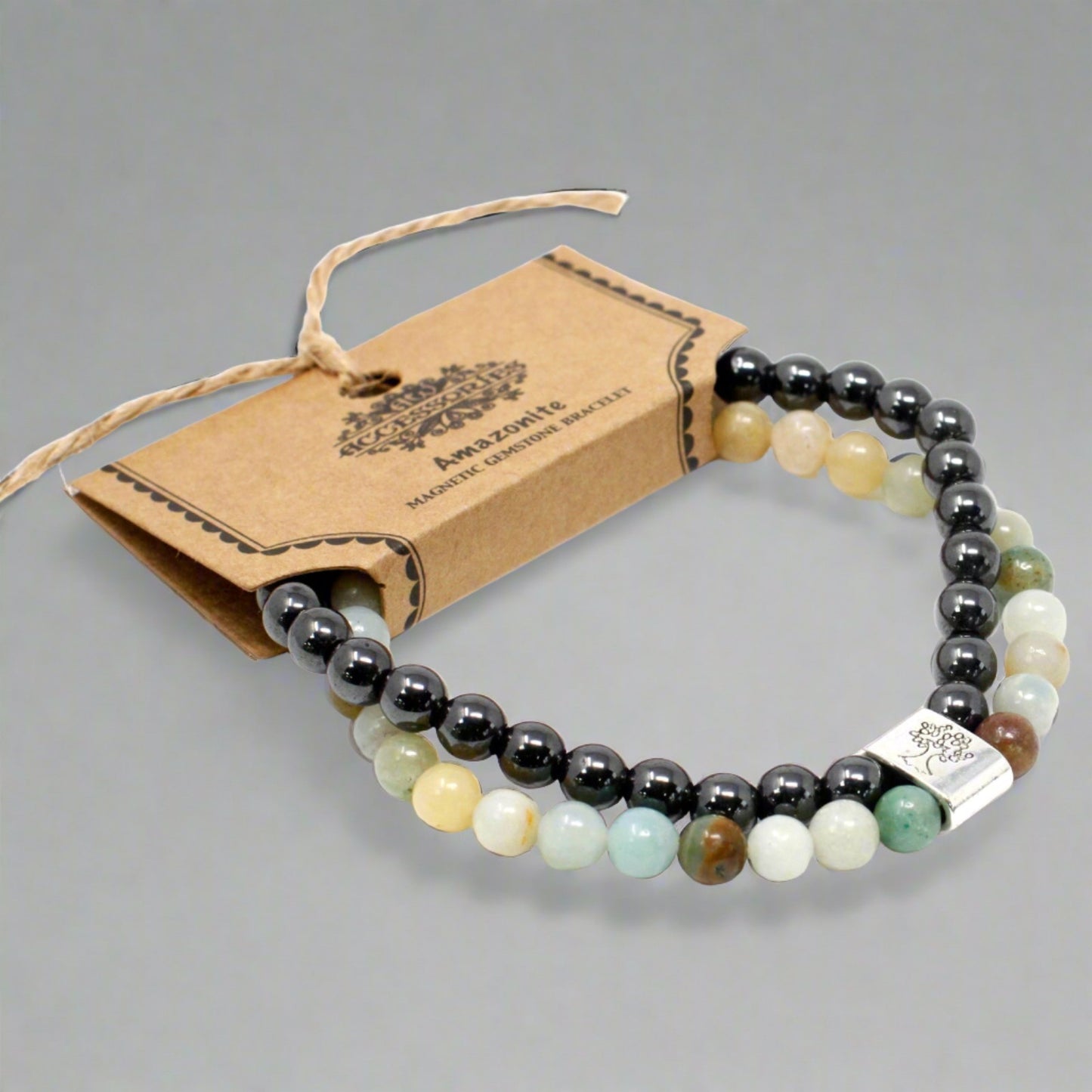 Magnetic Gemstone Bracelet - Amazonite