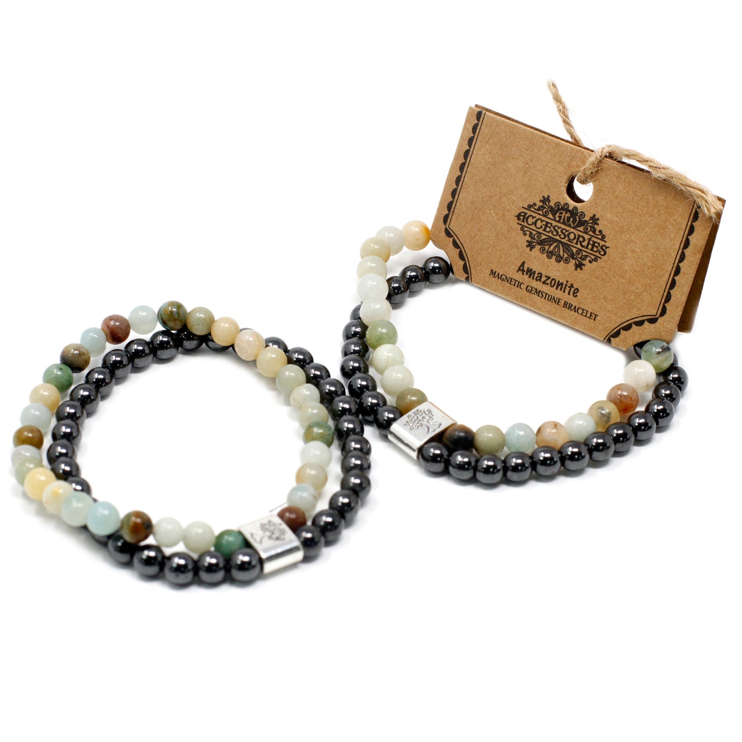 Magnetic Gemstone Bracelet - Amazonite