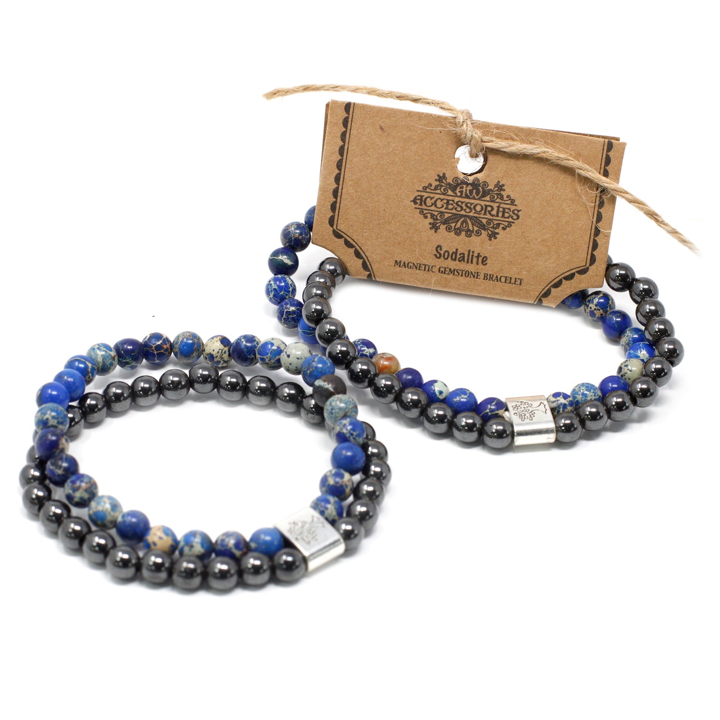 Magnetic Gemstone Bracelet - Sodalite